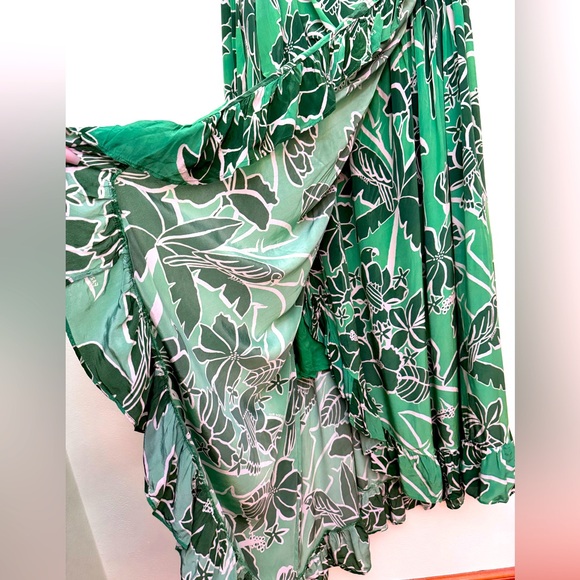 Farm Rio Anthropologie 3X one shoulder ruffle dress - Picture 7 of 13